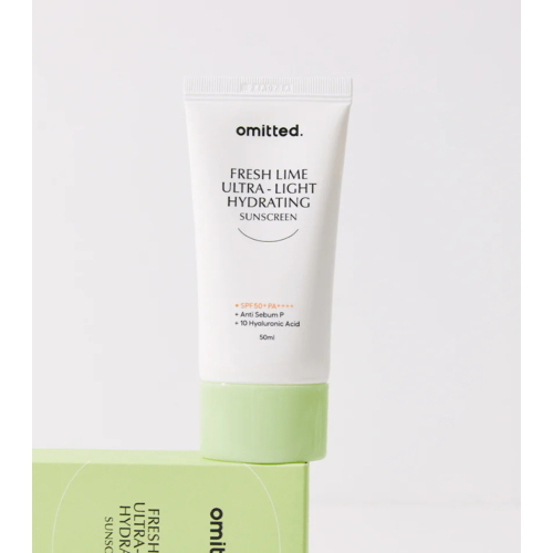 Omitted - Crème solaire visage Fresh Lime Ultra Light & Hydrating SPF50+ PA++++