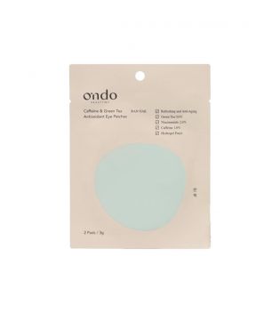 Ondo Beauty 36.5 - Patchs hydrogel pour les yeux à la caféine et au thé vert - 1 paire
