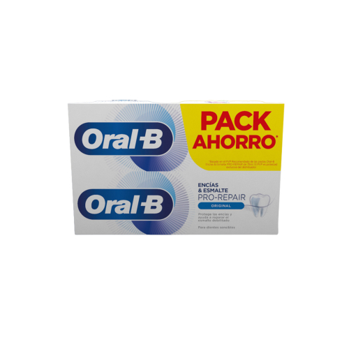 Oral B - Pack 2 dentifrices Pro-Repair Gencives & Émail