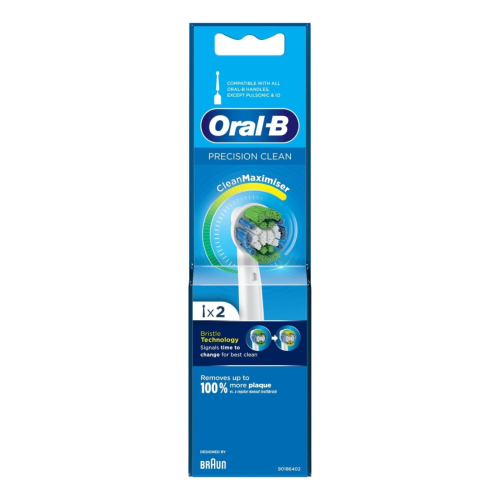 Oral B - Remplacement pour brosse à dents électrique Precision Clean 2 unités