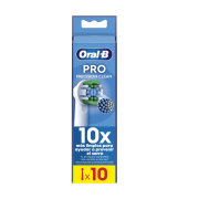 Oral B - Têtes de brosse de rechange pour brosse à dents électrique Pro Precision Clean - 10 unités
