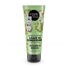 Organic Shop - Après-shampooing hydratant sans rinçage pour cheveux secs - Artichaut et Brocoli
