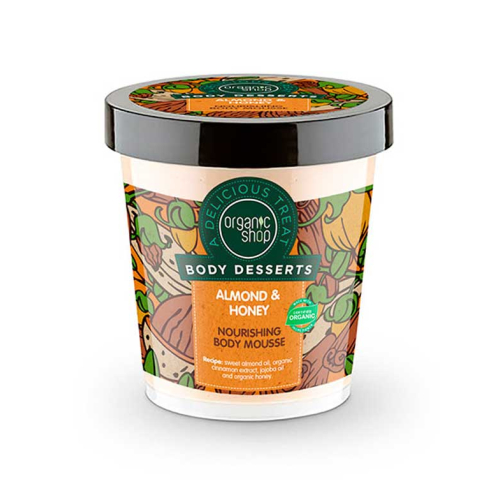 Organic Shop - *Body Desserts* - Mousse corporelle - Amande et miel