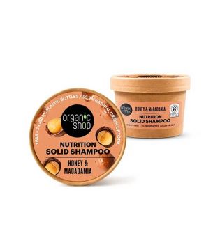 Organic Shop - Shampoing solide nourrissant - Miel et macadamia