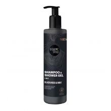 Organic Shop - Shampoing et gel douche 2 en 1 pour homme - Écorce de chêne et menthe
