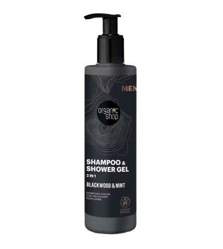 Organic Shop - Shampoing et gel douche 2 en 1 pour homme - Écorce de chêne et menthe