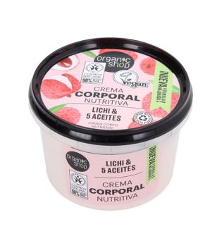 Organic Shop - Crème pour le corps - Litchi bio et 5 huiles