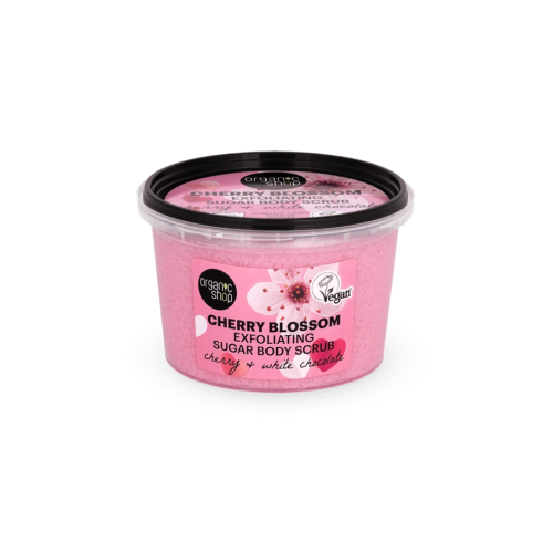 Organic Shop - Exfoliant corporel Cherry Blossom - Cerise et chocolat blanc