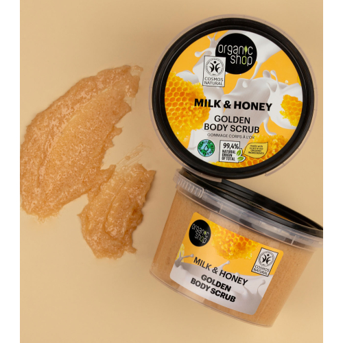 Organic Shop - Gommage Corps au Sucre - Lait et Miel