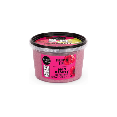 Organic Shop - Exfoliant corporel Skin Beauty - Cerise et citron vert