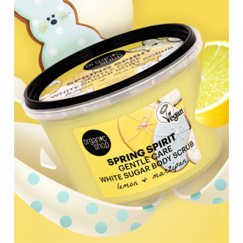 Organic Shop - Exfoliant corporel Spring Spirit - Citron et massepain