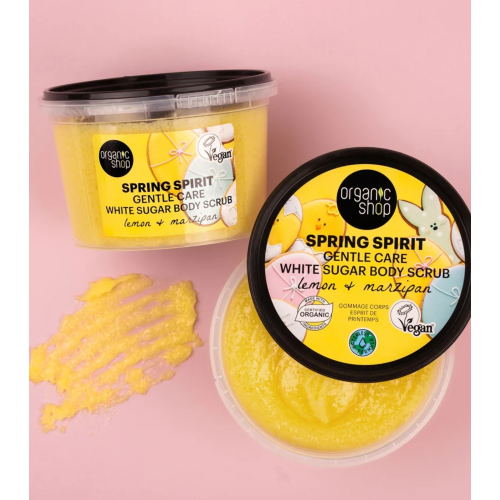 Organic Shop - Exfoliant corporel Spring Spirit - Citron et massepain