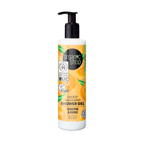 Organic Shop - Gel douche énergisant - Mandarine et mangue