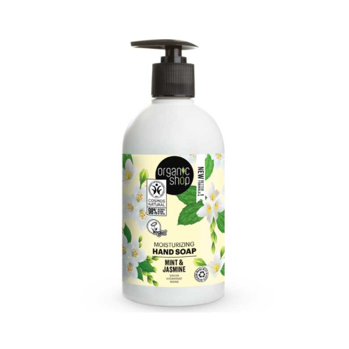 Organic Shop - Savon mains hydratant - Menthe et Jasmin Bio