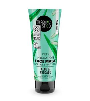 Organic Shop - Masque visage hydratation profonde - Aloe et Avocat