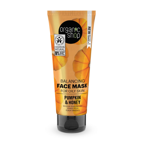 Organic Shop - Masque visage équilibrant pour peaux grasses - Potiron et Miel