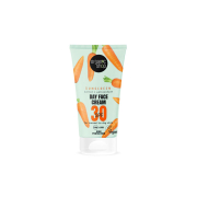 Organic Shop - Crème solaire visage Carotte + Antioxydants SPF 30 - 50 ml