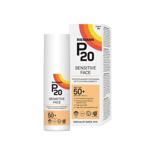 P20 - Crème solaire visage Sensitive Face SPF50+ PA++++ - 50g