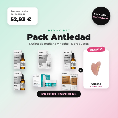 Pack Antiedad REVOX B77 : routine de jour et de nuit + Gua sha