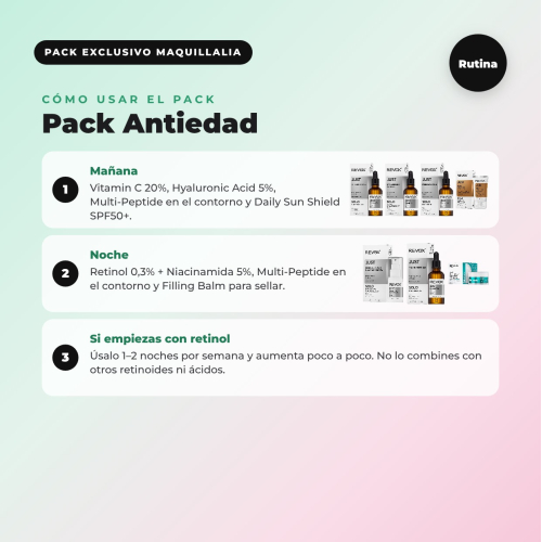 Pack Antiedad REVOX B77 : routine de jour et de nuit + Gua sha