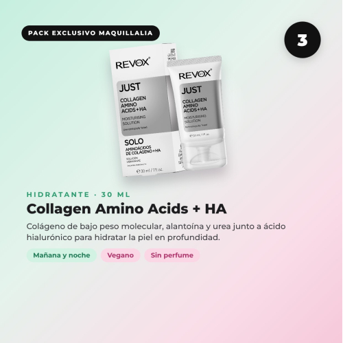 Pack Hydratation REVOX B77 : peau juteuse + Rouleau de jade