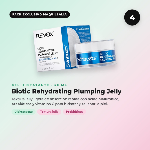 Pack Hydratation REVOX B77 : peau juteuse + Rouleau de jade