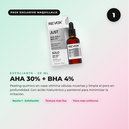 Pack Skincycling REVOX B77 : routine de 4 nuits + Gua sha en cadeau