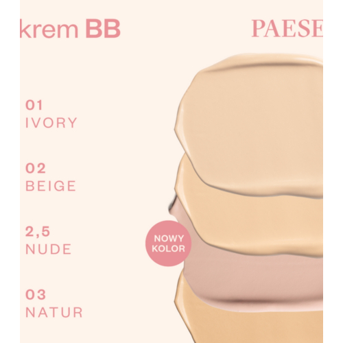 Paese Cosmetics - BB Cream à l'acide hyaluronique - 02N: Beige