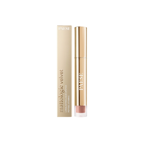 Paese Cosmetics - *Christmas* - Labial liquide Mattologie Velvet - 01: Beige Marshmallow