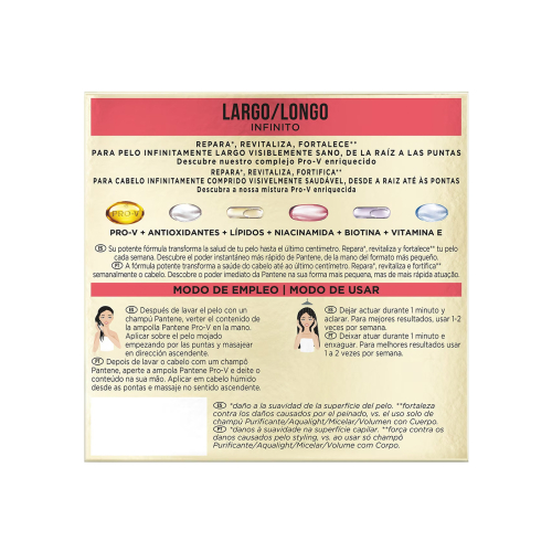 Pantene - Ampoules Longueur Infinie 3x15ml