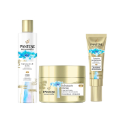 Pantene - *Hydratation & Brillance* - Pack de shampoing + masque + sérum pointes fourchues Pro-V Miracles