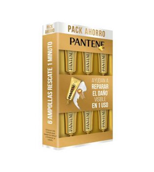 Pantene - Pack de 6 ampoules Rescue1 Minute