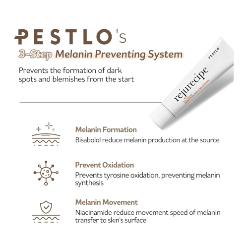 Pestlo - Crème éclaircissante pour le visage Rejurecipe Txa