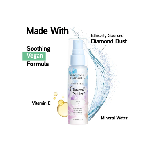 Physicians Formula - Spray fixateur de maquillage Mineral Wear Diamond