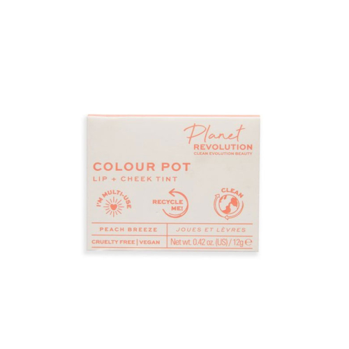 Planet Revolution - Teinture lèvres et joues The Colour Pot - Peach Breeze