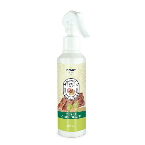 Prady - Désodorisant en spray pour la maison 220 ml - Dubai Chocolate