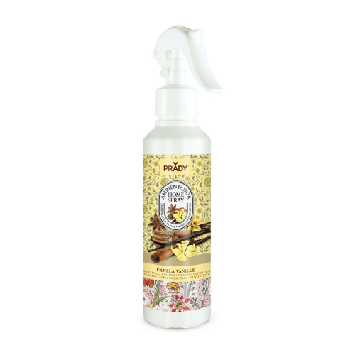 Prady - Désodorisant en spray pour la maison 220ml - Cannelle Vanille