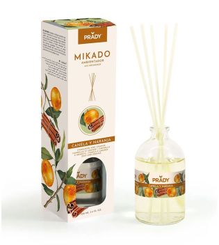Prady - Désodorisant Mikado - Cannelle et Orange