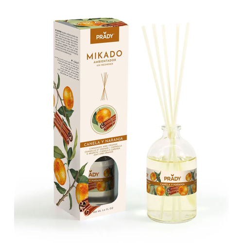 Prady - Désodorisant Mikado - Cannelle et Orange