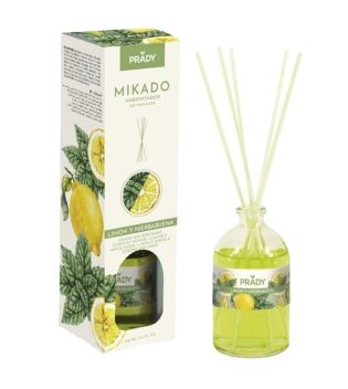 Prady - Désodorisant Mikado - Citron et Menthe Poivrée