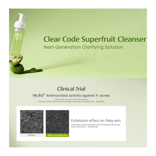 Purito - Nettoyant visage Clear Code Superfruit