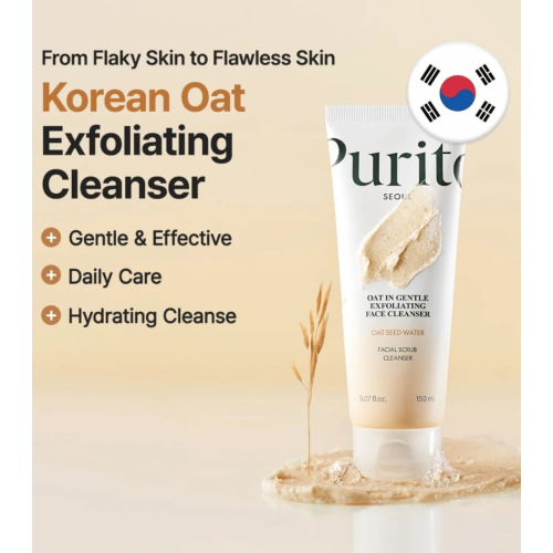 Purito - Nettoyant facial Oat In Gentle Exfoliating
