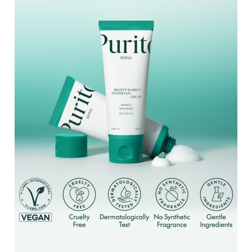 Purito - *Mighty Bamboo* - Crème visage au Panthénol