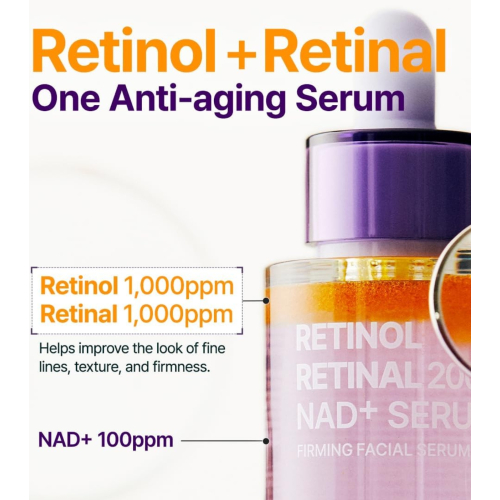 Purito - Sérum raffermissant Retinol Retinal 2000 NAD+