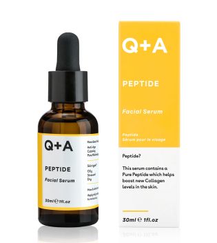 Q+A Skincare - Sérum visage aux peptides