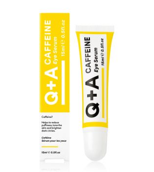 Q+A Skincare - Sérum pour les yeux à la caféine