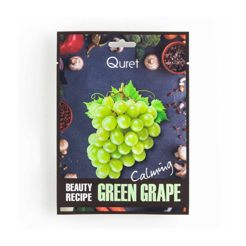 Quret - Masque apaisant Beauty Recipe - Green Grape