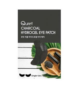 Quret - Patchs contour des yeux Hydrogel - Charbon