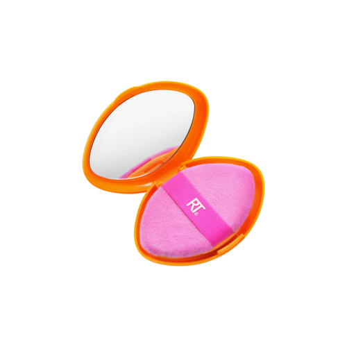 Real Techniques - Houppette multifonction double face Miracle 2 en 1 + étui de voyage