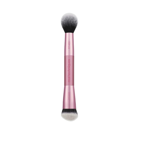 Real Techniques - Pinceau double pour illuminateur Highlight & Detail